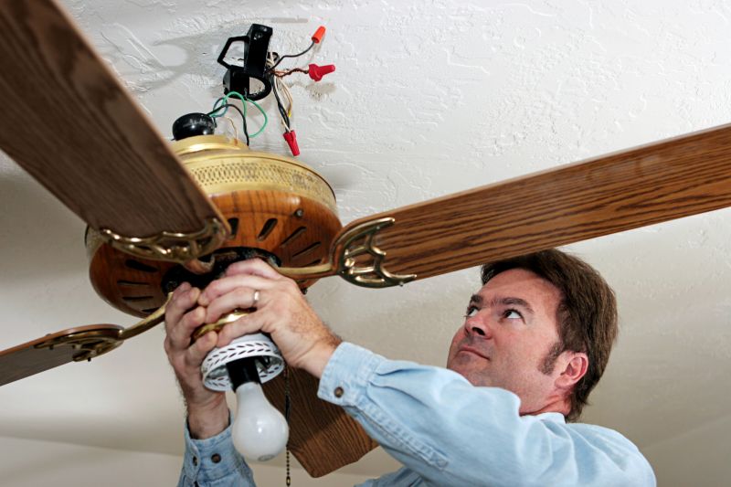 Hanging Fan Installation in Overland Park, KS